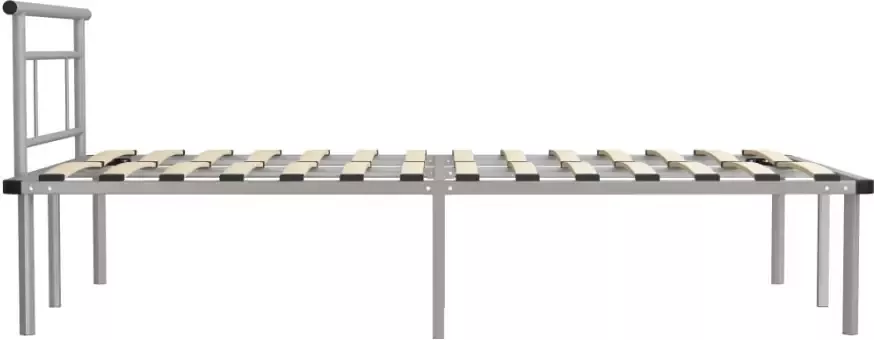 VidaXL -Bedframe-metaal-grijs-120x200-cm - Foto 4