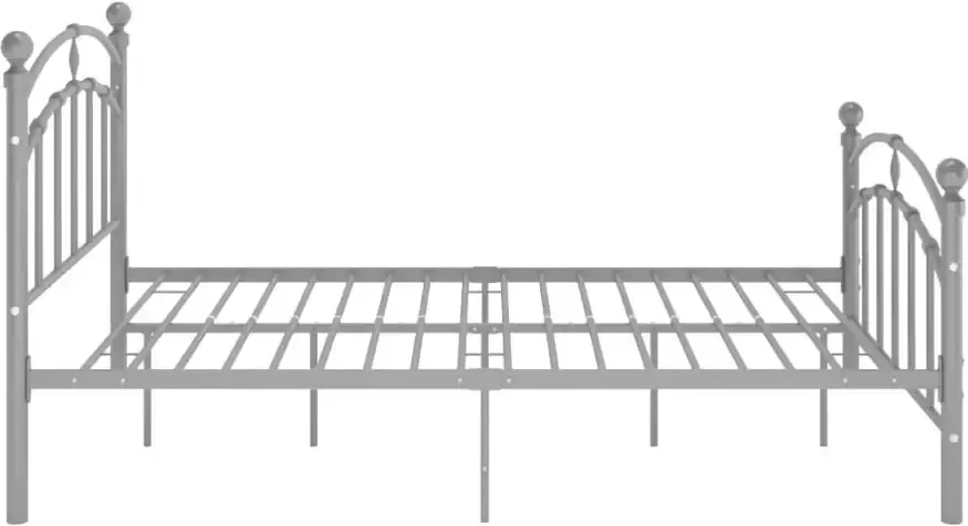VidaXL -Bedframe-metaal-grijs-120x200-cm - Foto 3
