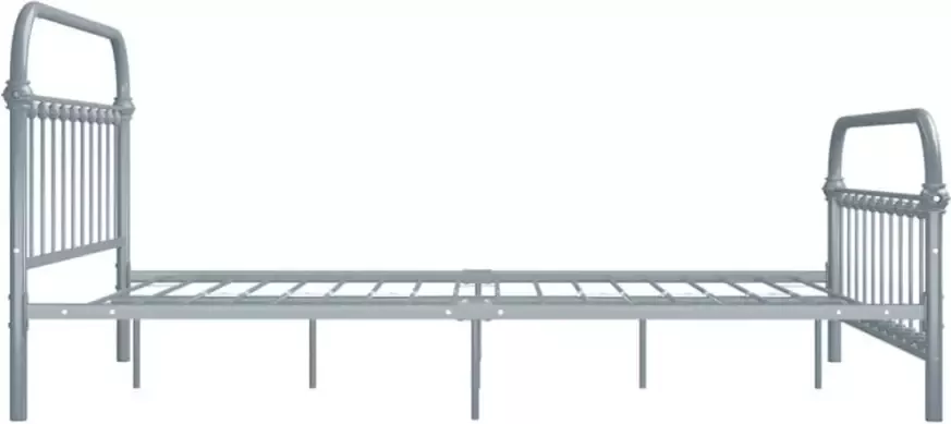 VidaXL -Bedframe-metaal-grijs-120x200-cm - Foto 3