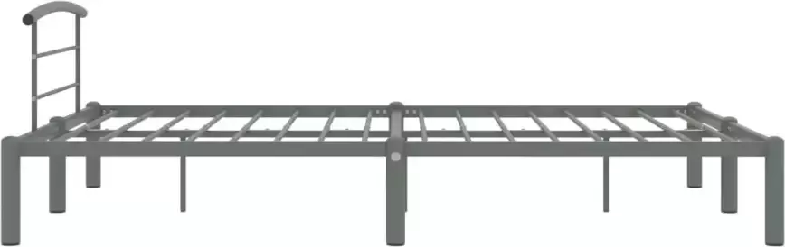 VidaXL -Bedframe-metaal-grijs-160x200-cm - Foto 4