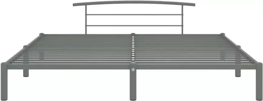 VidaXL -Bedframe-metaal-grijs-180x200-cm - Foto 2