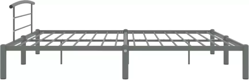 VidaXL -Bedframe-metaal-grijs-180x200-cm - Foto 3