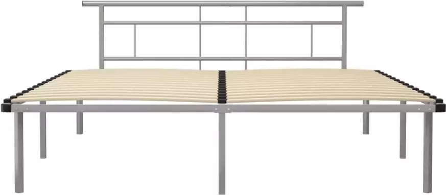 VidaXL -Bedframe-metaal-grijs-180x200-cm - Foto 4