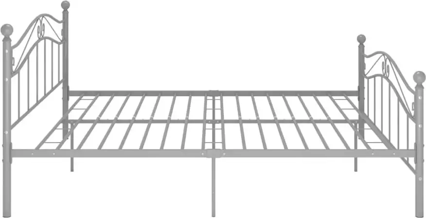 VidaXL -Bedframe-metaal-grijs-180x200-cm - Foto 7