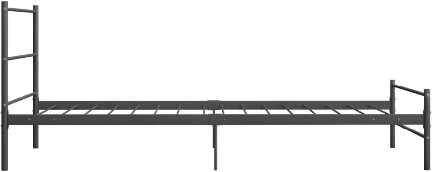 VidaXL -Bedframe-metaal-grijs-90x200-cm - Foto 3