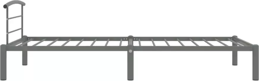 VidaXL -Bedframe-metaal-grijs-90x200-cm - Foto 3