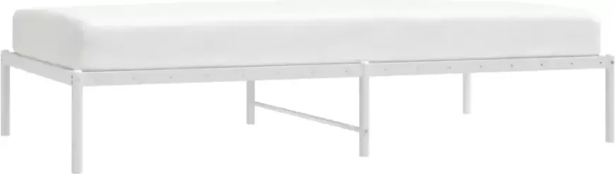 VidaXL -Bedframe-metaal-wit-100x190-cm - Foto 4