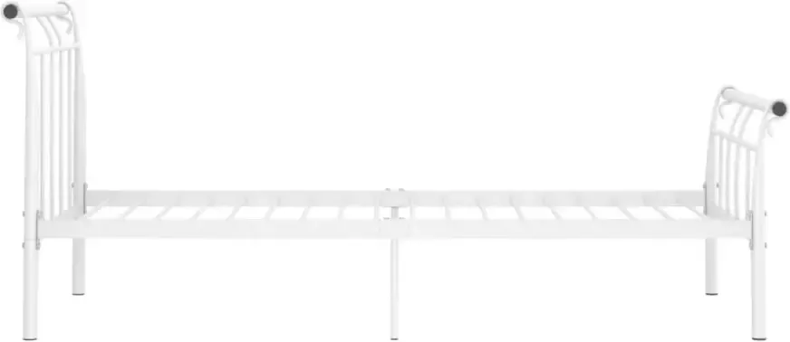 VidaXL -Bedframe-metaal-wit-100x200-cm - Foto 4