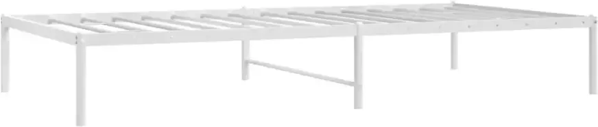 VidaXL -Bedframe-metaal-wit-100x200-cm - Foto 3