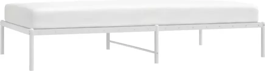 VidaXL -Bedframe-metaal-wit-107x203-cm - Foto 5