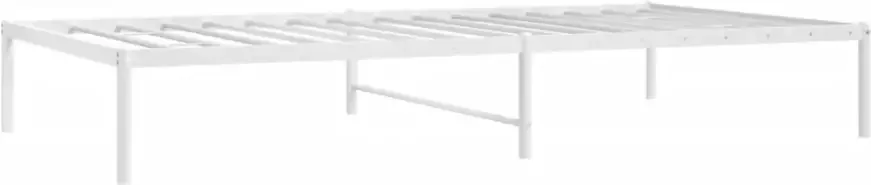 VidaXL -Bedframe-metaal-wit-107x203-cm - Foto 4