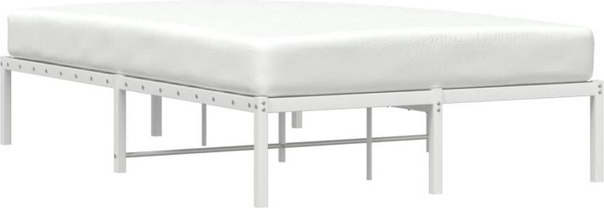 VidaXL -Bedframe-metaal-wit-120x190-cm