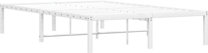VidaXL -Bedframe-metaal-wit-120x190-cm - Foto 4