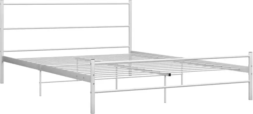 VidaXL -Bedframe-metaal-wit-120x200-cm - Foto 5