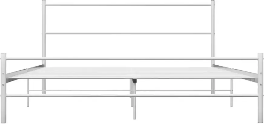 VidaXL -Bedframe-metaal-wit-120x200-cm - Foto 3