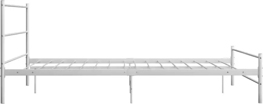 VidaXL -Bedframe-metaal-wit-120x200-cm - Foto 4