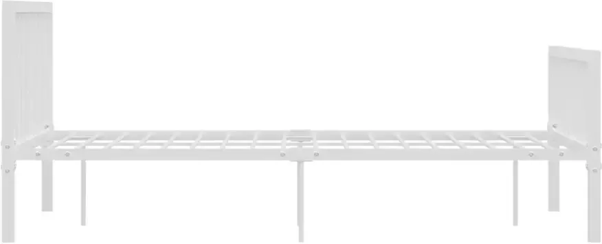 VidaXL -Bedframe-metaal-wit-120x200-cm - Foto 3