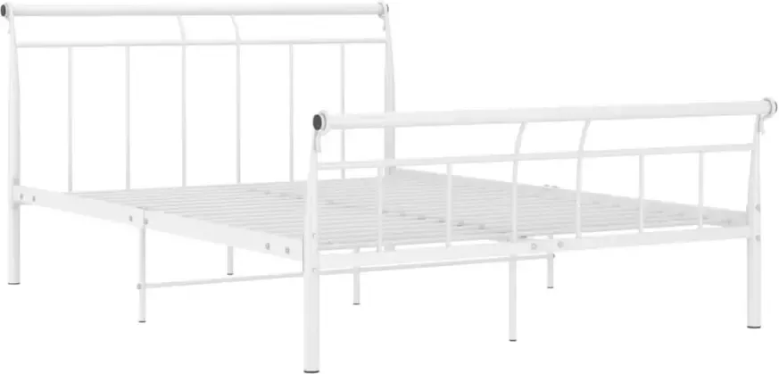VidaXL -Bedframe-metaal-wit-140x200-cm - Foto 10