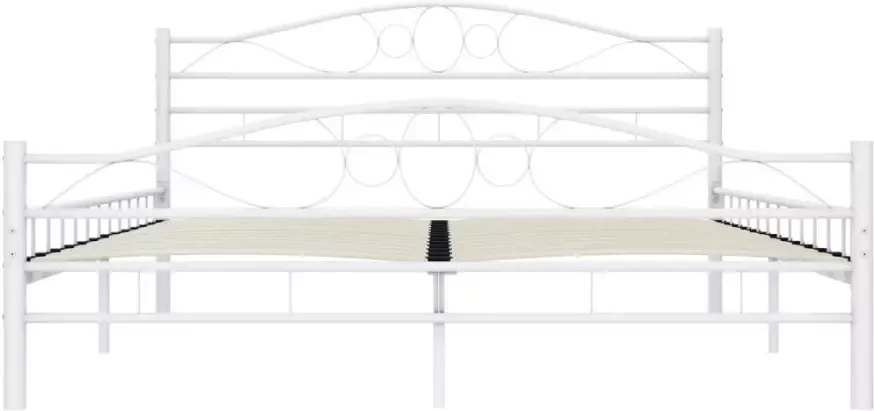 VidaXL -Bedframe-metaal-wit-140x200-cm - Foto 4