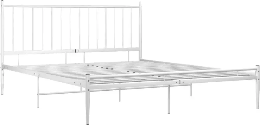 VidaXL -Bedframe-metaal-wit-140x200-cm - Foto 5