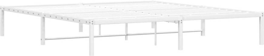 VidaXL -Bedframe-metaal-wit-180x200-cm - Foto 4