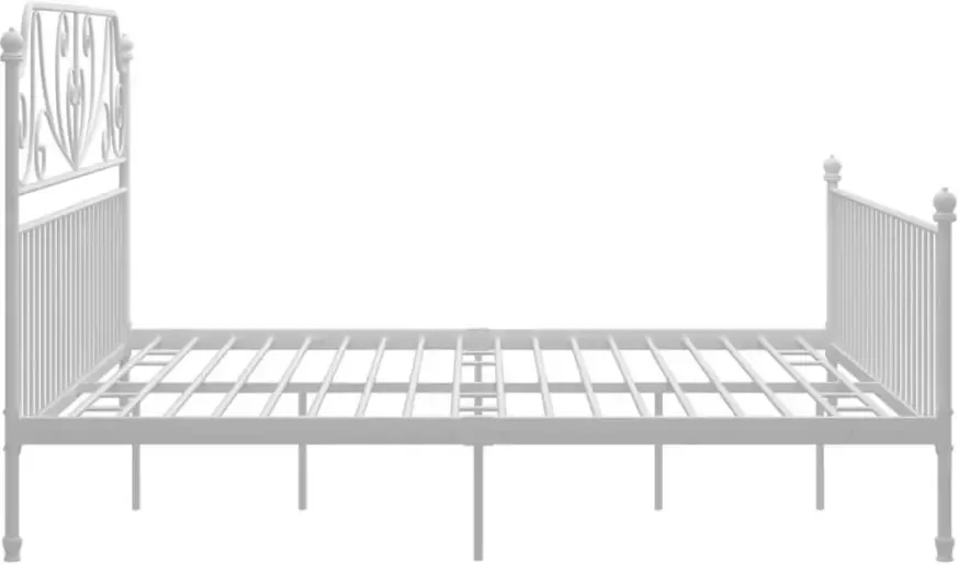 VidaXL -Bedframe-metaal-wit-180x200-cm - Foto 3