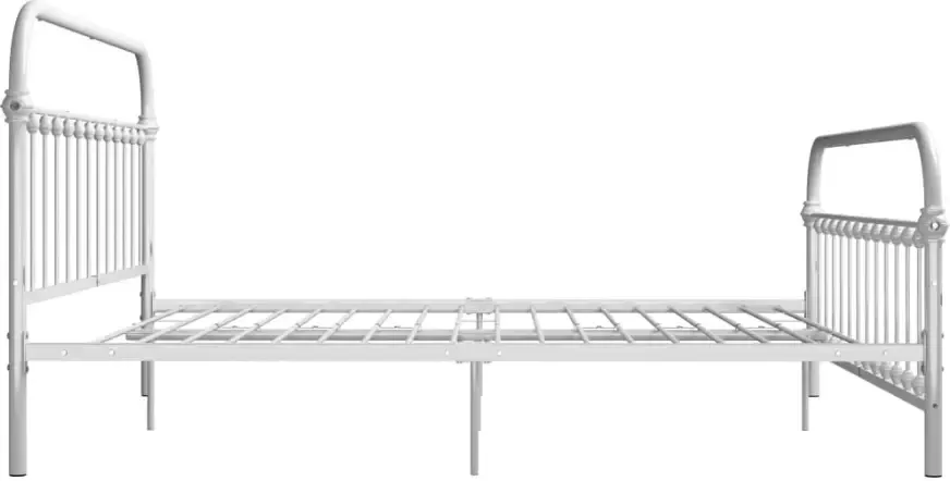 VidaXL -Bedframe-metaal-wit-180x200-cm - Foto 3