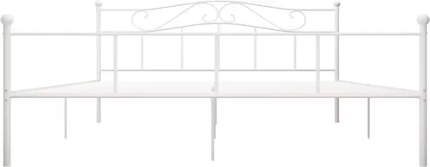 VidaXL -Bedframe-metaal-wit-180x200-cm - Foto 3