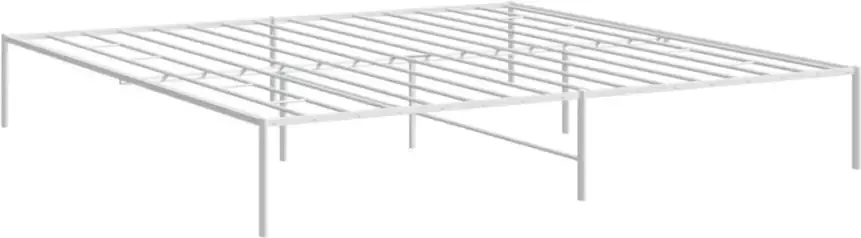 VidaXL -Bedframe-metaal-wit-180x200-cm - Foto 3