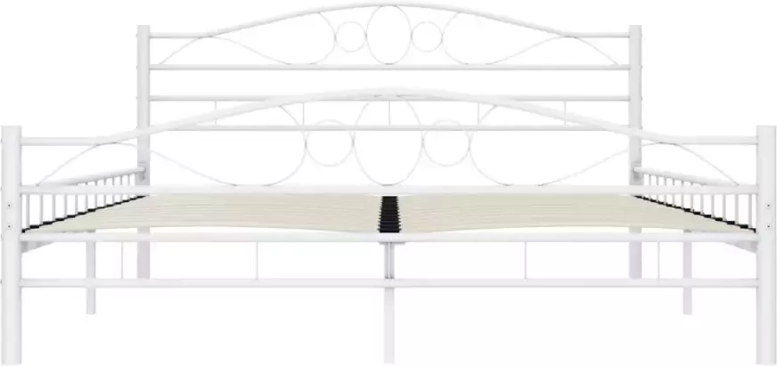 VidaXL -Bedframe-metaal-wit-180x200-cm - Foto 3