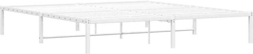 VidaXL -Bedframe-metaal-wit-183x213-cm - Foto 5