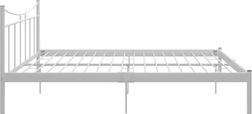 VidaXL -Bedframe-metaal-wit-200x200-cm - Foto 3