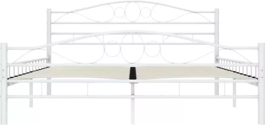 VidaXL -Bedframe-metaal-wit-200x200-cm - Foto 4