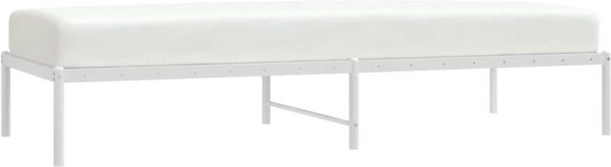VidaXL -Bedframe-metaal-wit-80x200-cm - Foto 5