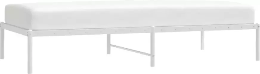 VidaXL -Bedframe-metaal-wit-90x190-cm - Foto 4