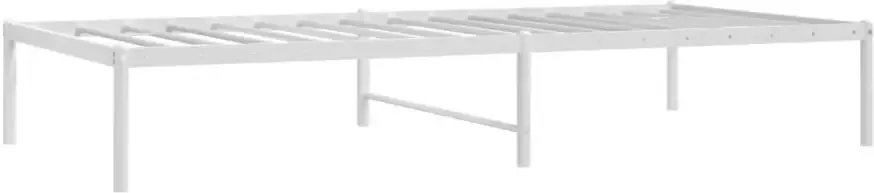 VidaXL -Bedframe-metaal-wit-90x190-cm - Foto 3