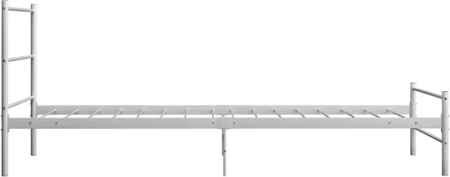 VidaXL -Bedframe-metaal-wit-90x200-cm - Foto 3