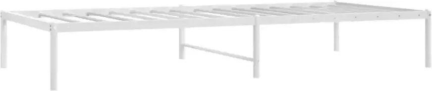 VidaXL -Bedframe-metaal-wit-90x200-cm - Foto 3