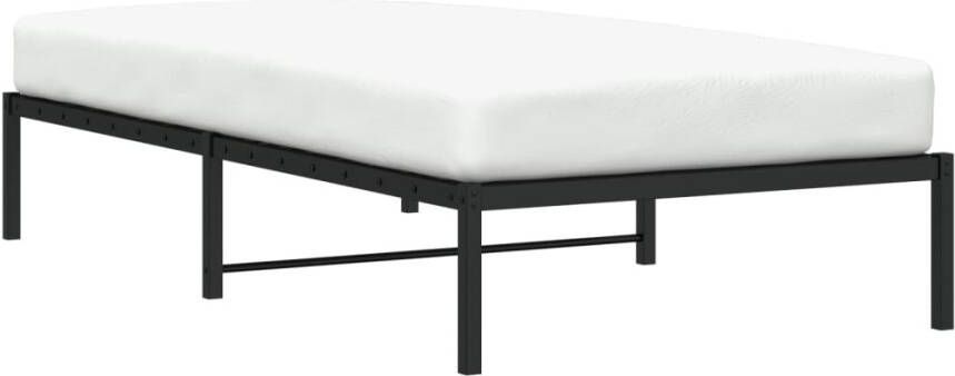 VidaXL -Bedframe-metaal-zwart-100x190-cm