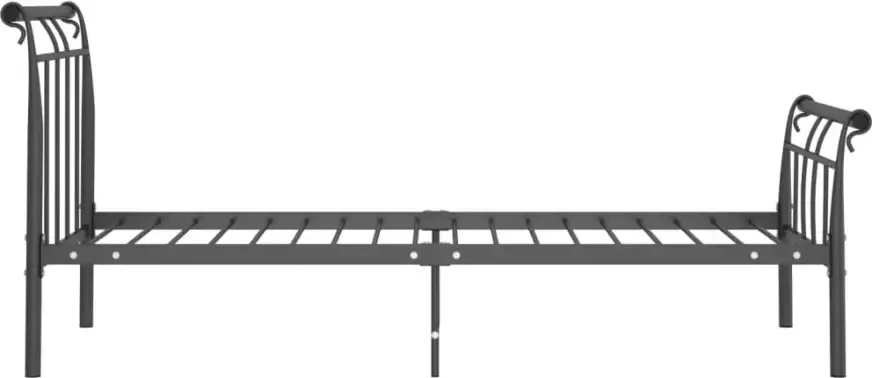 VidaXL -Bedframe-metaal-zwart-100x200-cm - Foto 4
