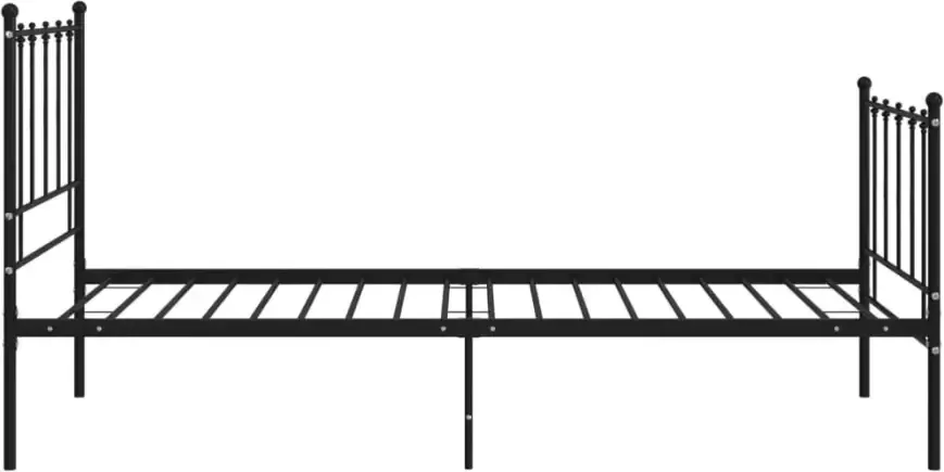 VidaXL -Bedframe-metaal-zwart-100x200-cm - Foto 3