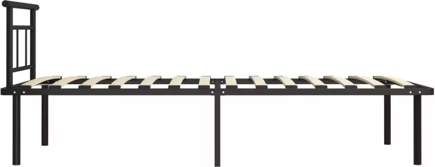 VidaXL -Bedframe-metaal-zwart-100x200-cm - Foto 3
