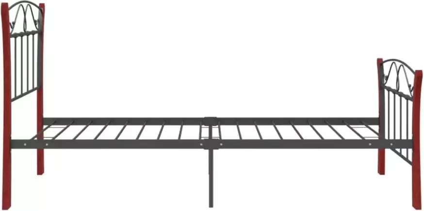 VidaXL -Bedframe-metaal-zwart-100x200-cm - Foto 6