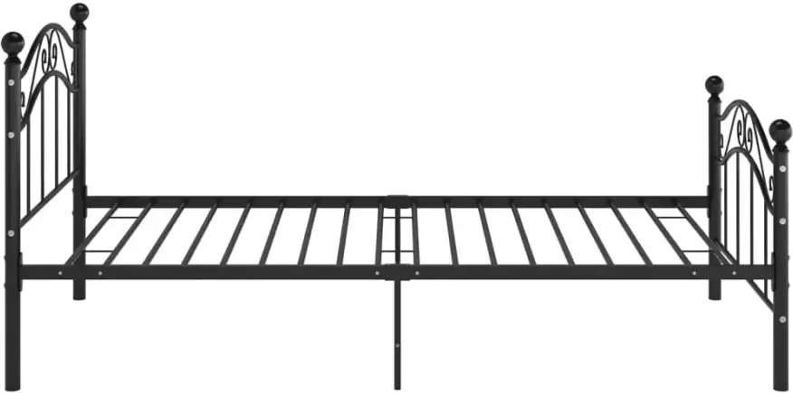 VidaXL -Bedframe-metaal-zwart-100x200-cm - Foto 4