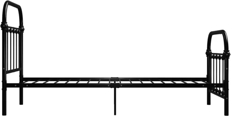 VidaXL -Bedframe-metaal-zwart-100x200-cm - Foto 3