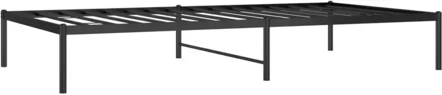 VidaXL -Bedframe-metaal-zwart-107x203-cm - Foto 4