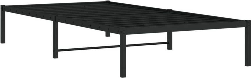 VidaXL -Bedframe-metaal-zwart-107x203-cm - Foto 4