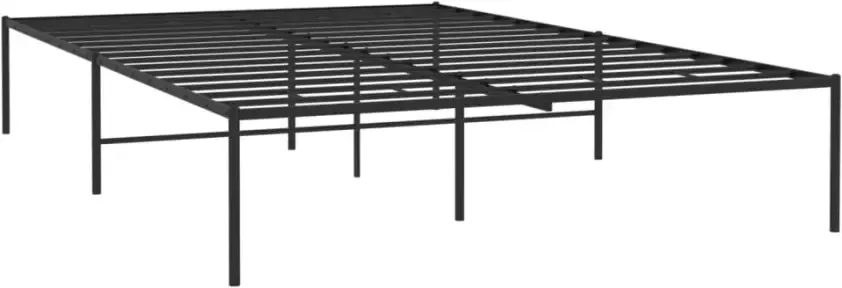 VidaXL -Bedframe-metaal-zwart-120x200-cm - Foto 3