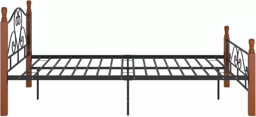 VidaXL -Bedframe-metaal-zwart-120x200-cm - Foto 3