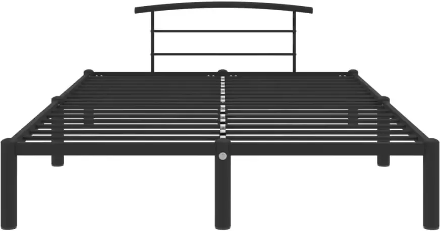 VidaXL -Bedframe-metaal-zwart-120x200-cm
